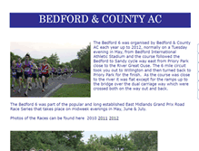 Tablet Screenshot of events.bedfordandcountyac.org.uk